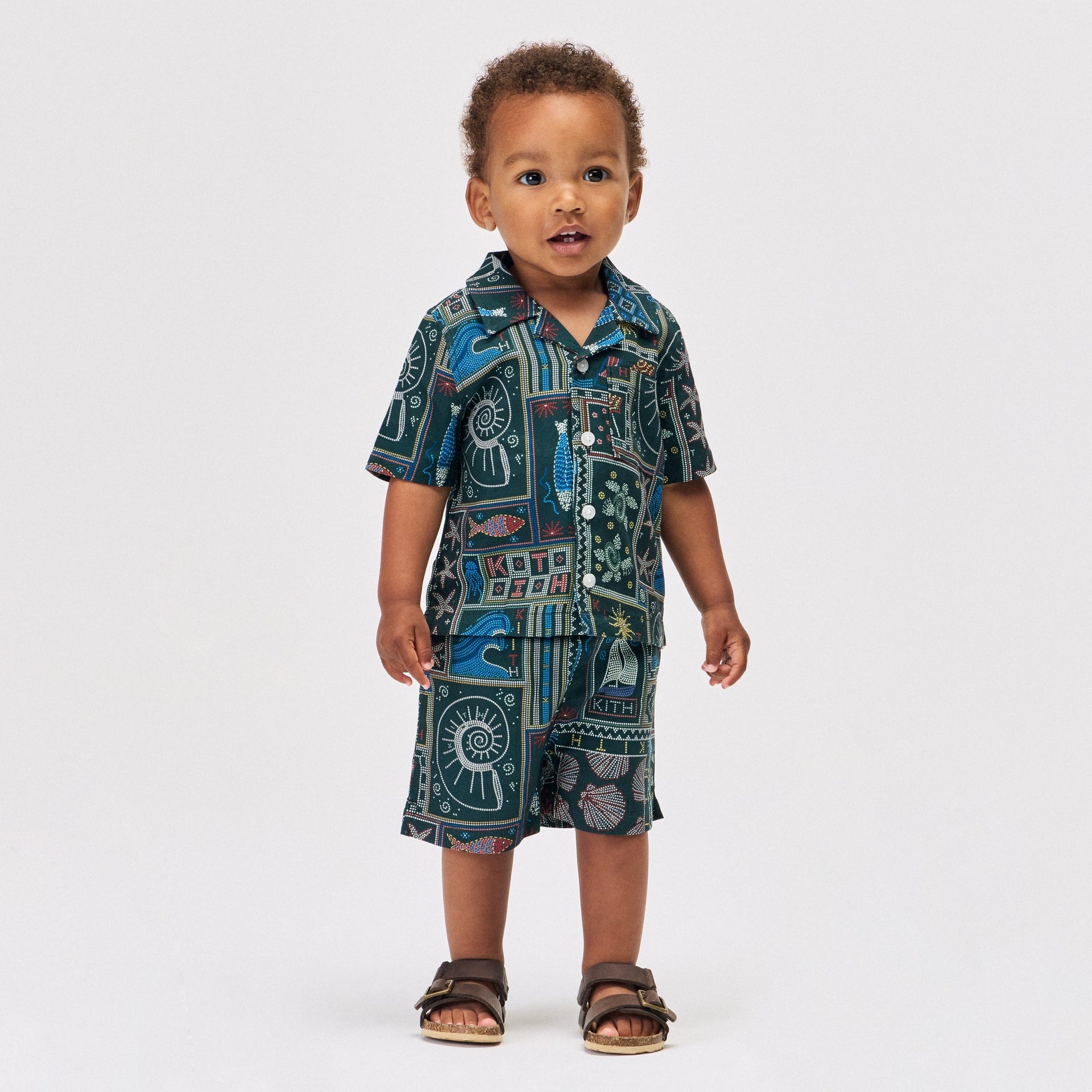 Kith Baby Beach Tile Thompson Camp Short - Stadium - PH