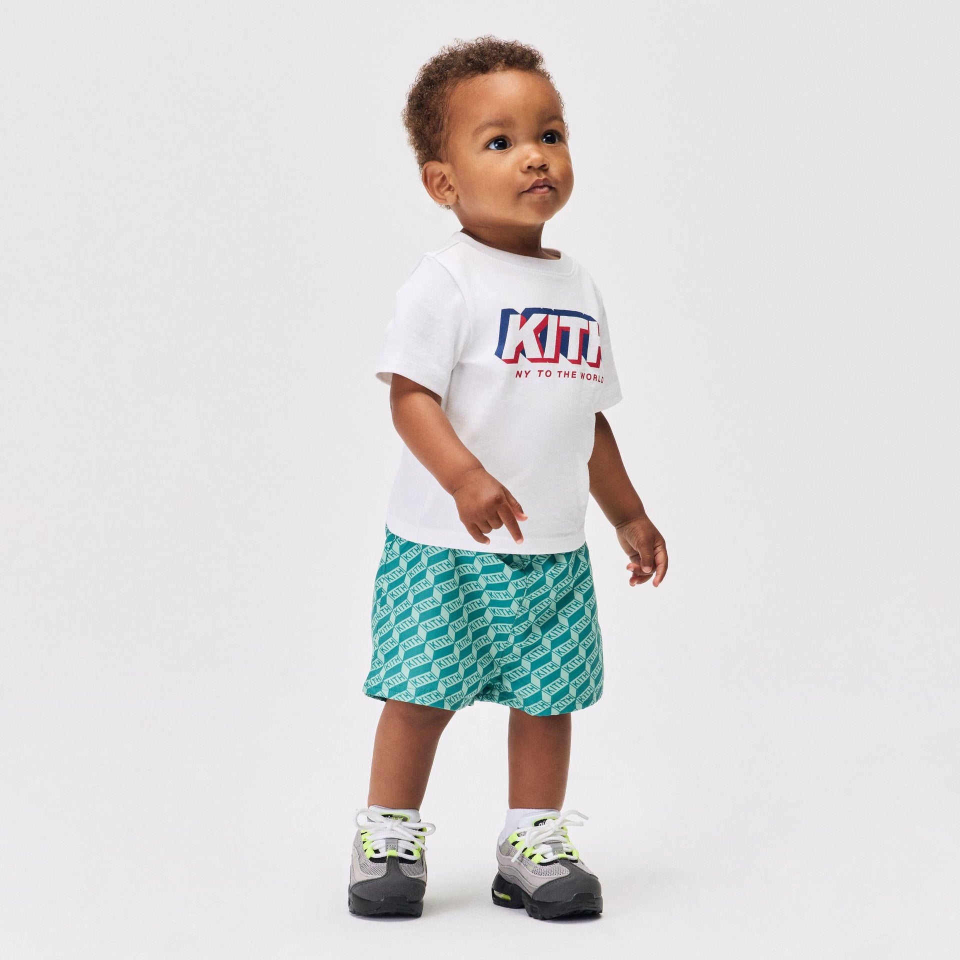 Kith Baby Monogram Kai Swim Trunk - Sorrel