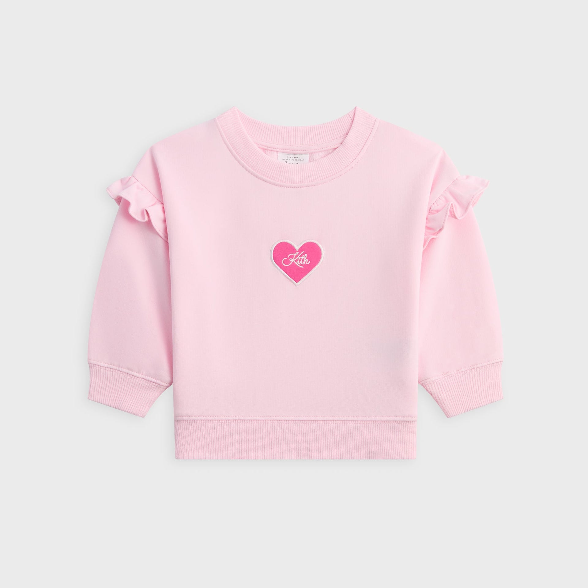 Kith Baby Heart Logo Nelson Crewneck Sweatshirt - Bloom
