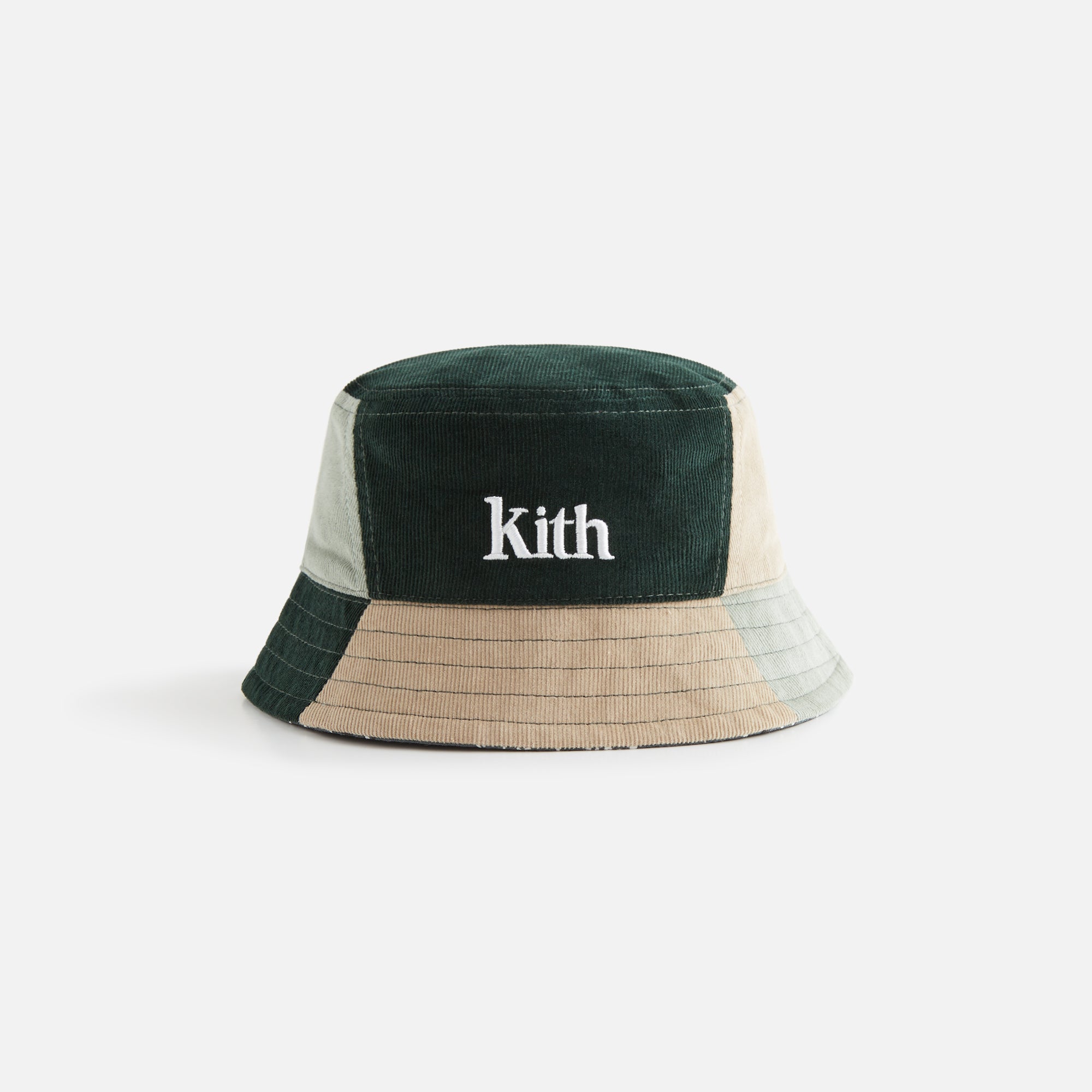 Kith Baby Micro Woodpoint Reversible Bucket Hat - Court