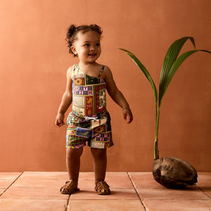 Kith Baby Tropical Tapestry Kai Swim Trunk - Manuscript