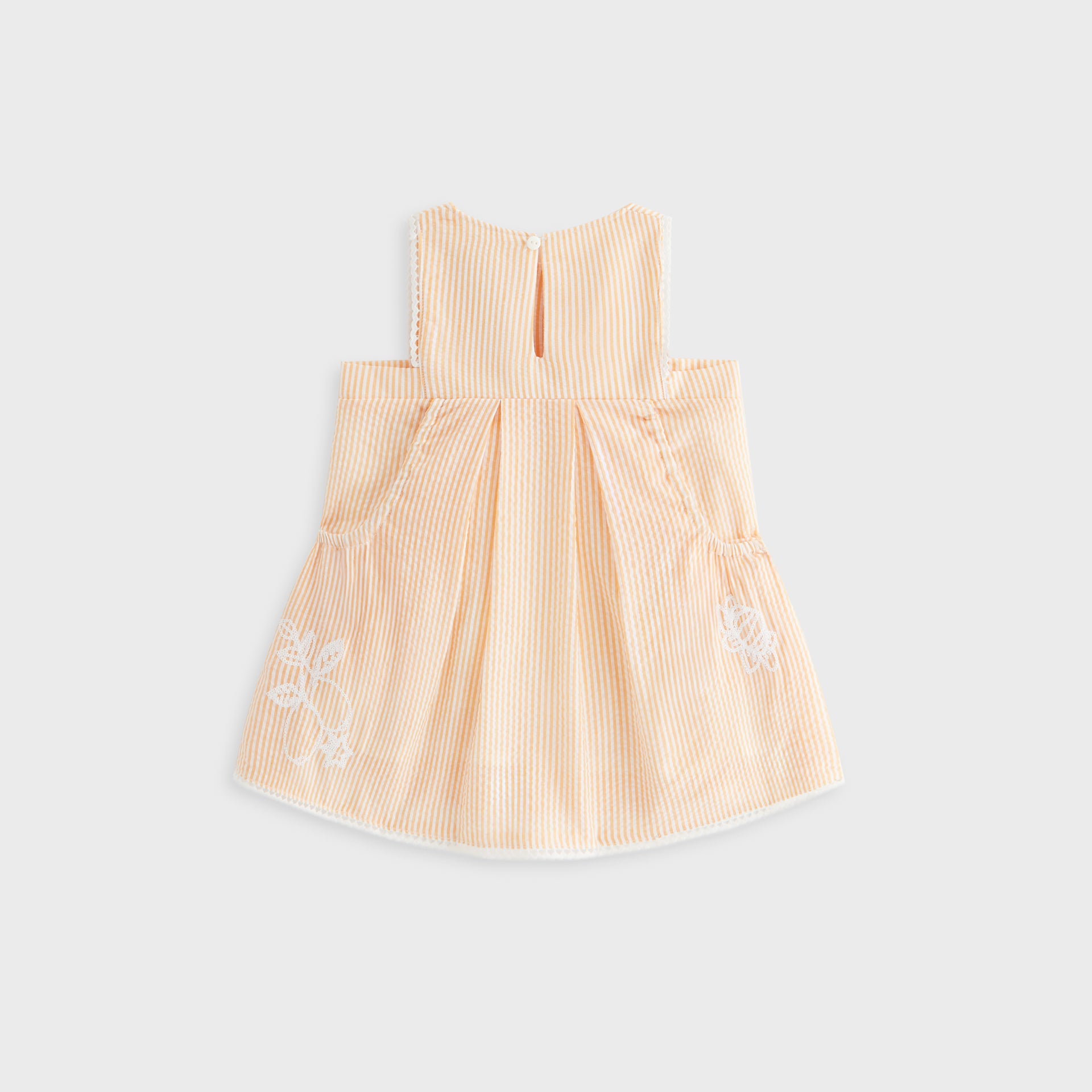 Erlebniswelt-fliegenfischenShops Baby Seersucker Ainsley Dress - Calcite