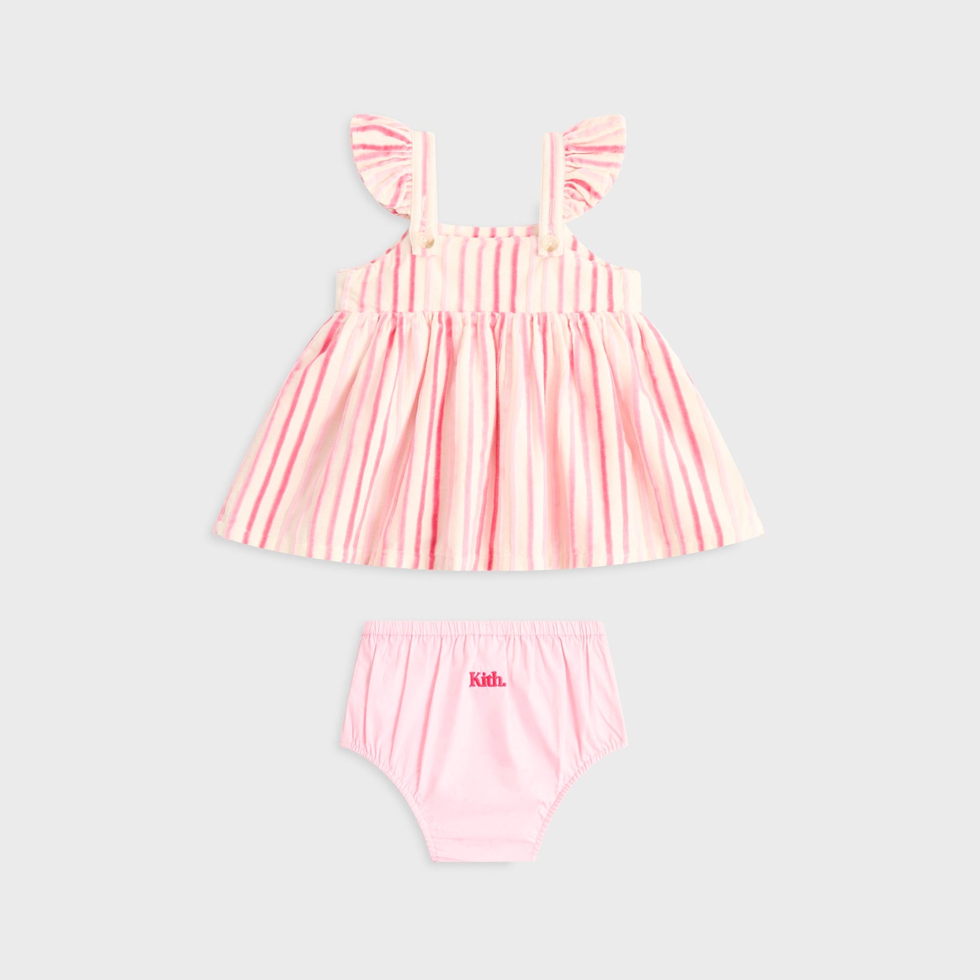 Kith Baby Chenille Stripe Amina Mini Dress - Protea
