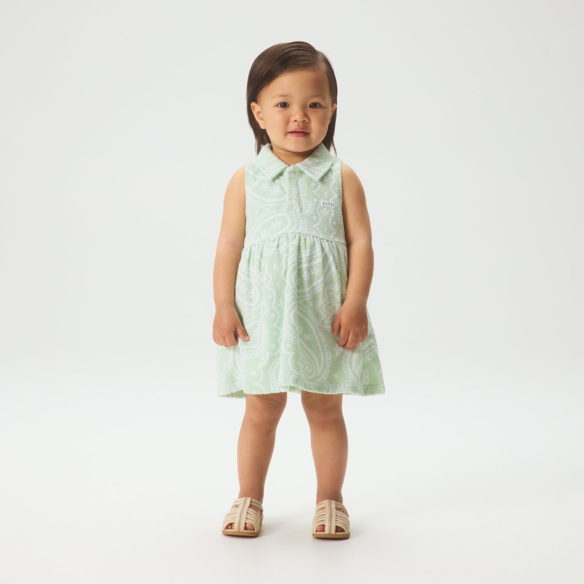 Kith Baby Paisley Jacquard Polo Dress - Tidal