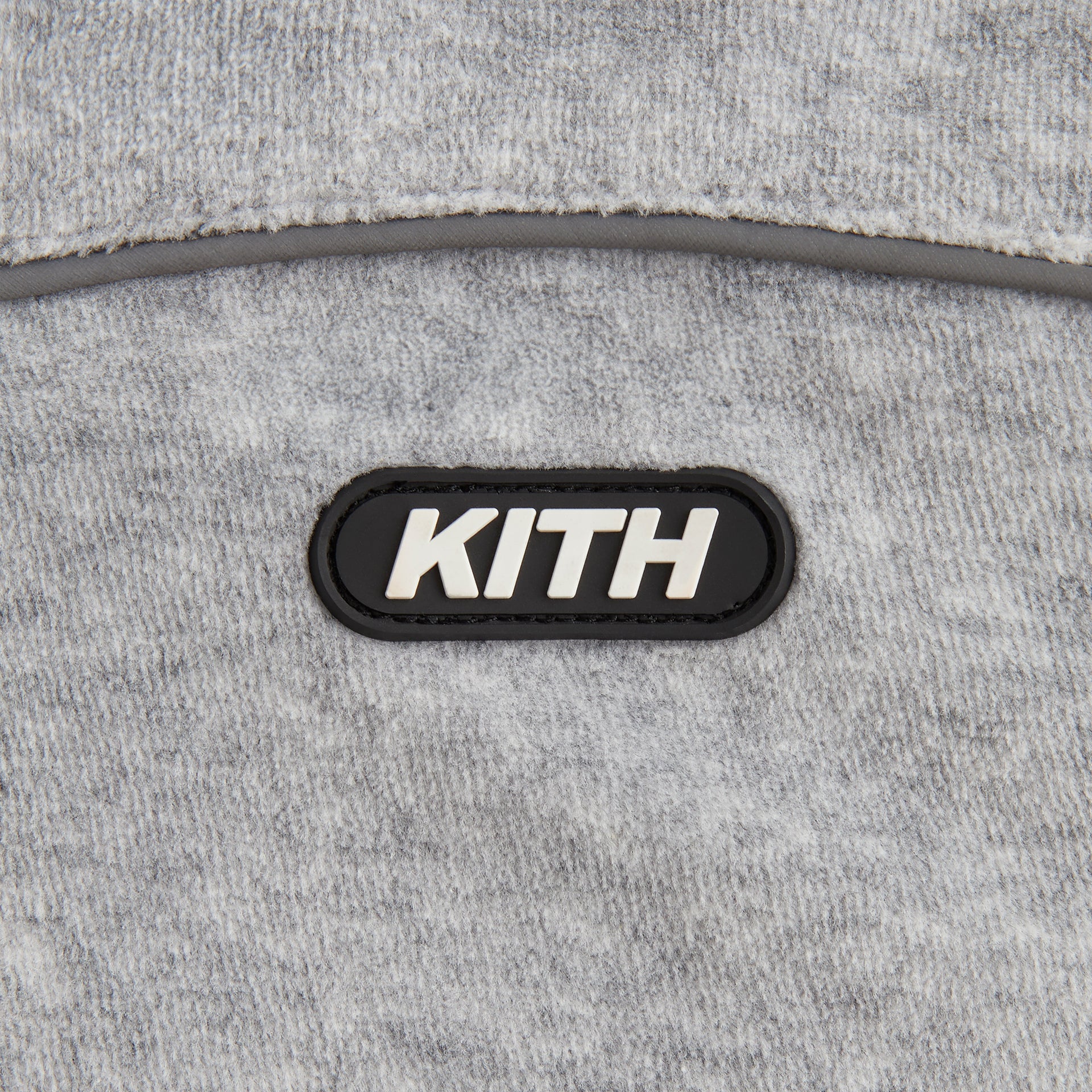 Kith Baby Velour Track Coverall - Heather Grey