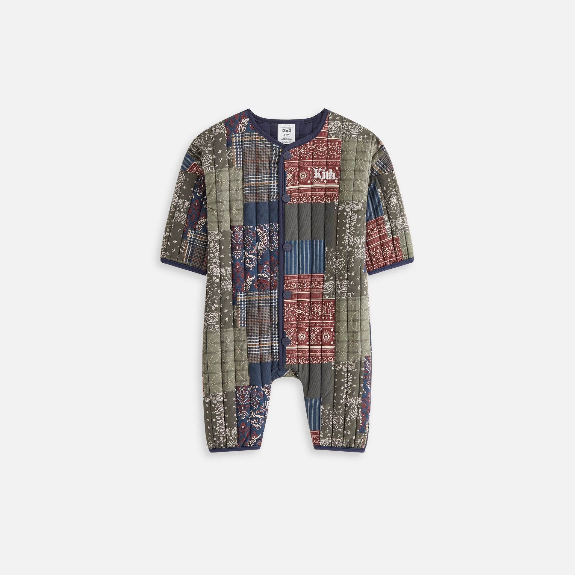 Kith Baby Quilted Printed Coverall - Cypress