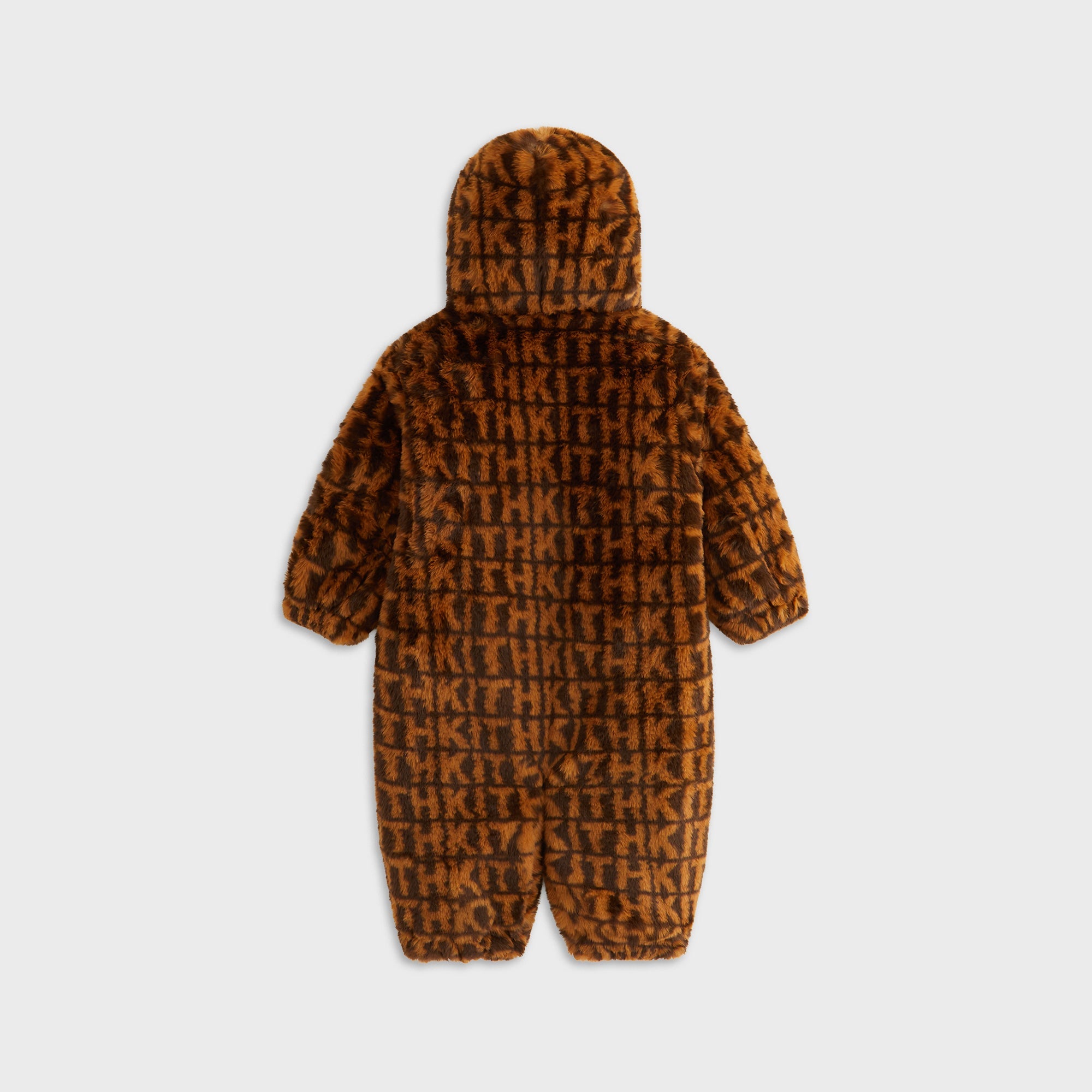 Kith Baby Faux Fur Monogram Teddy Coverall - Legacy