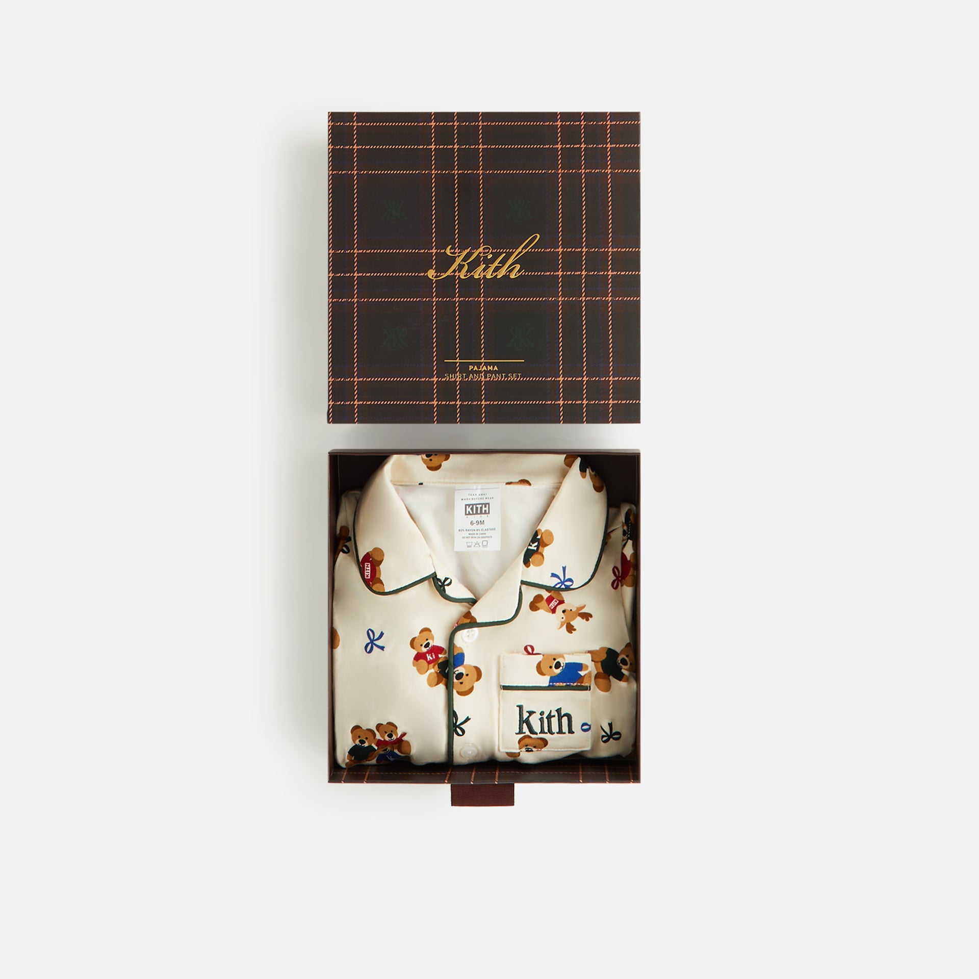 Kith Baby Printed Pajama Set - Silk