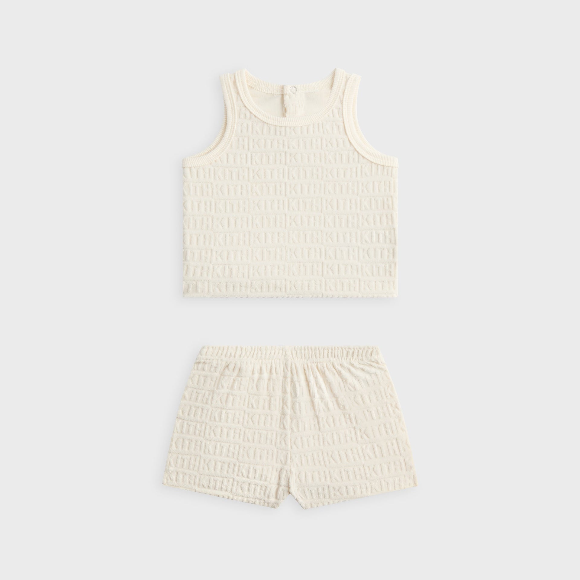 Kith Baby Monogram Terry Tank Set - Silk