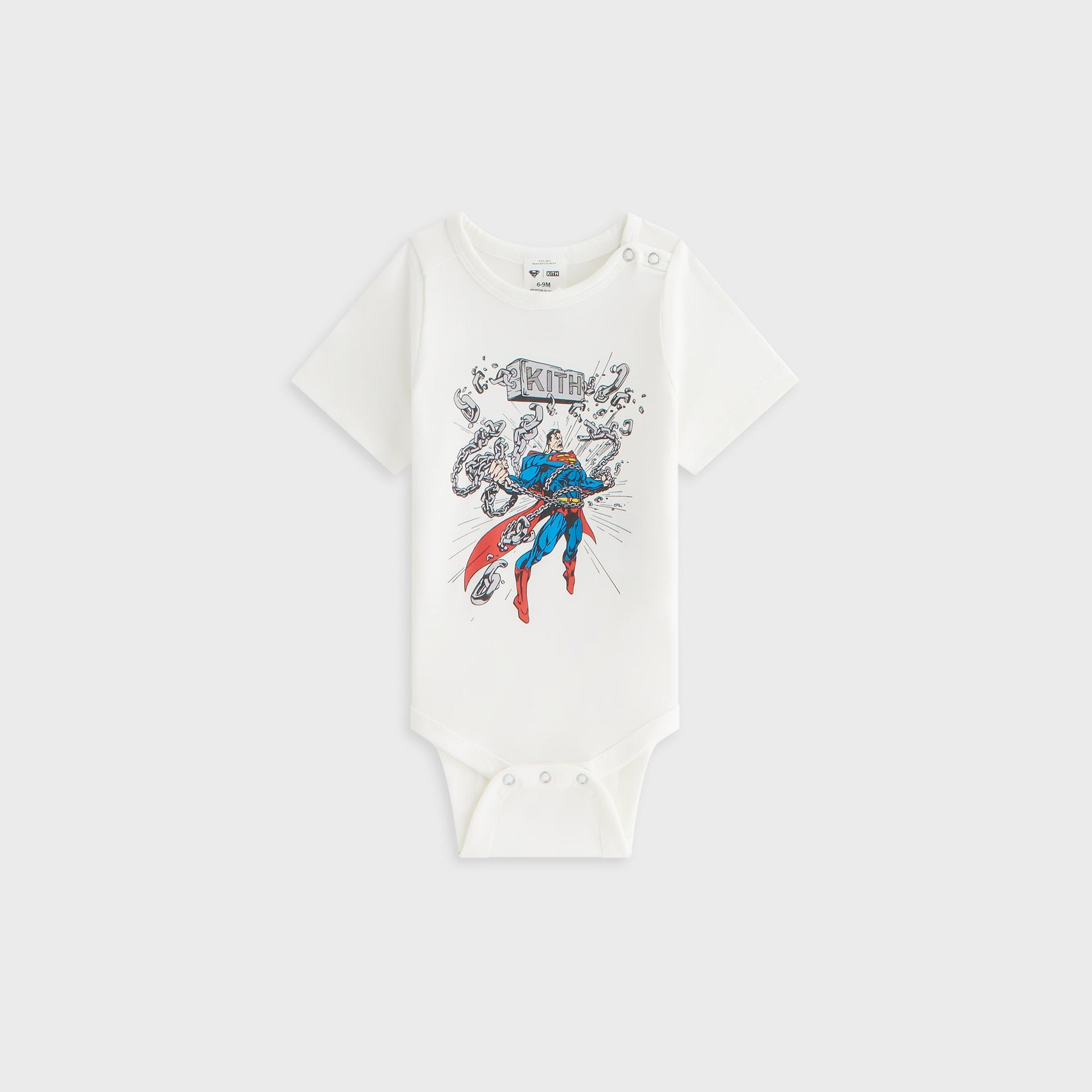 Superman | Kith Baby Chains Vintage Bodysuit - White PH