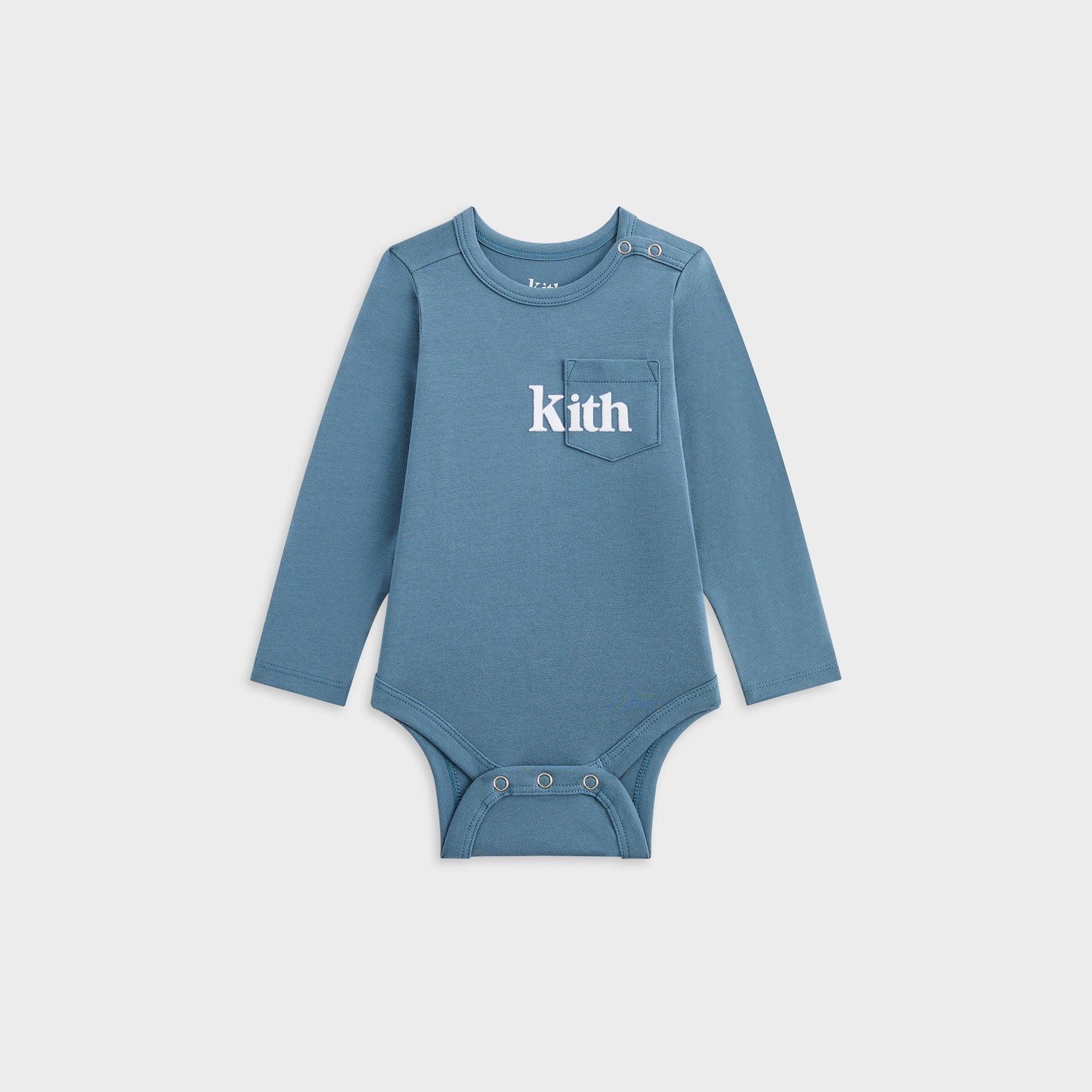 Kith Baby Long Sleeve Quinn Bodysuit - Border