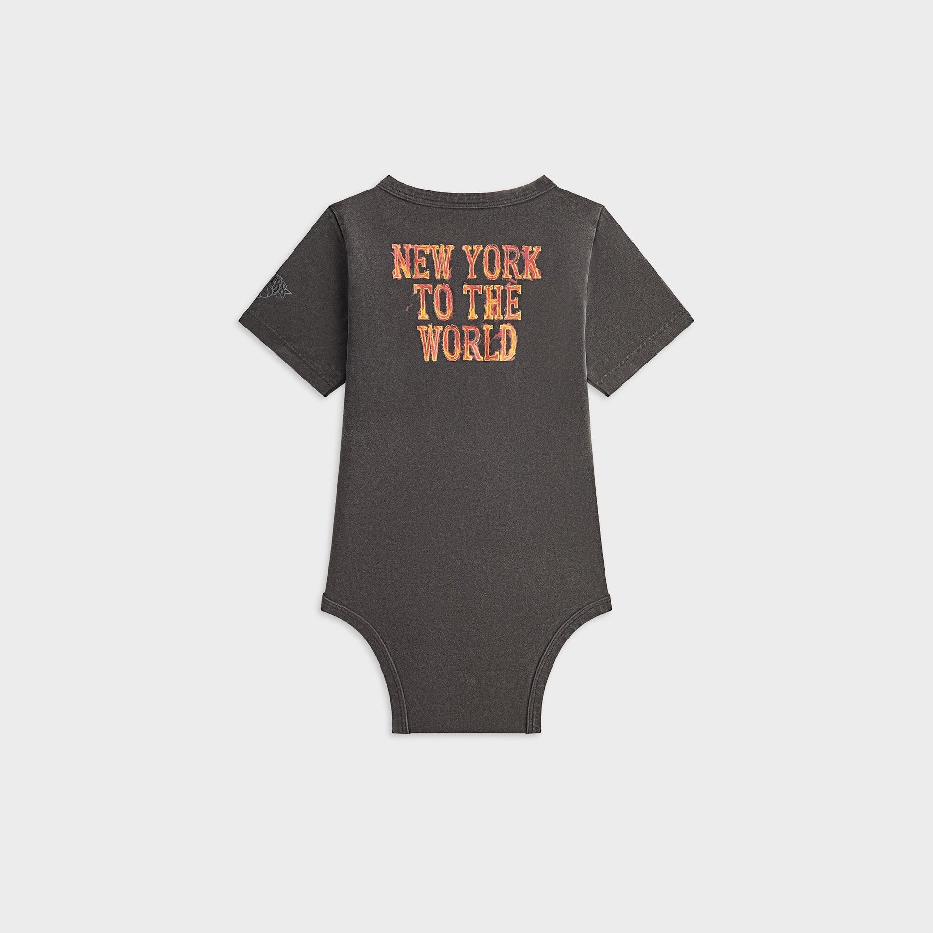 Kith Baby for the New York Knicks Vintage Fire Bodysuit - Black