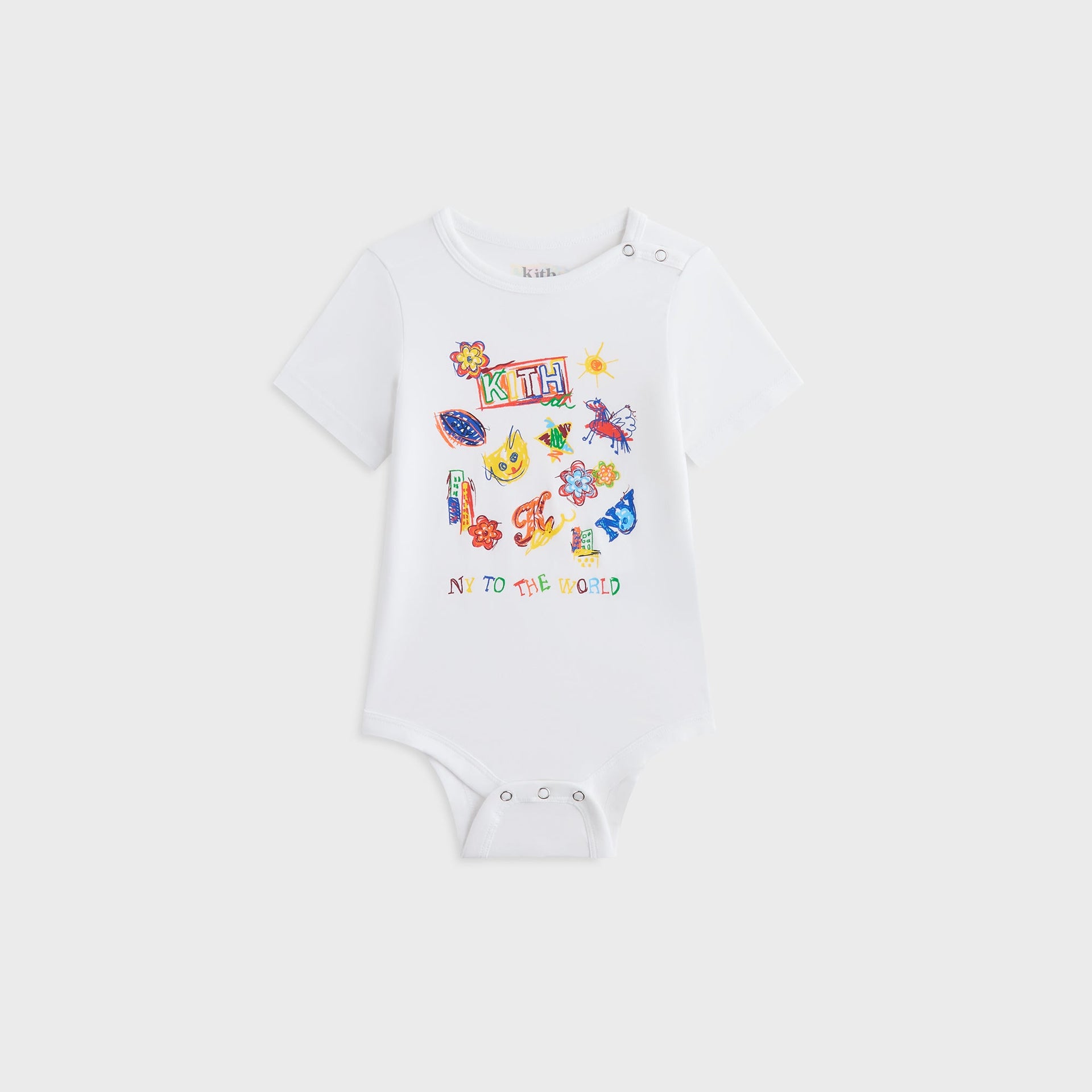 Kith Baby NY Sketchbook Logo Bodysuit - White