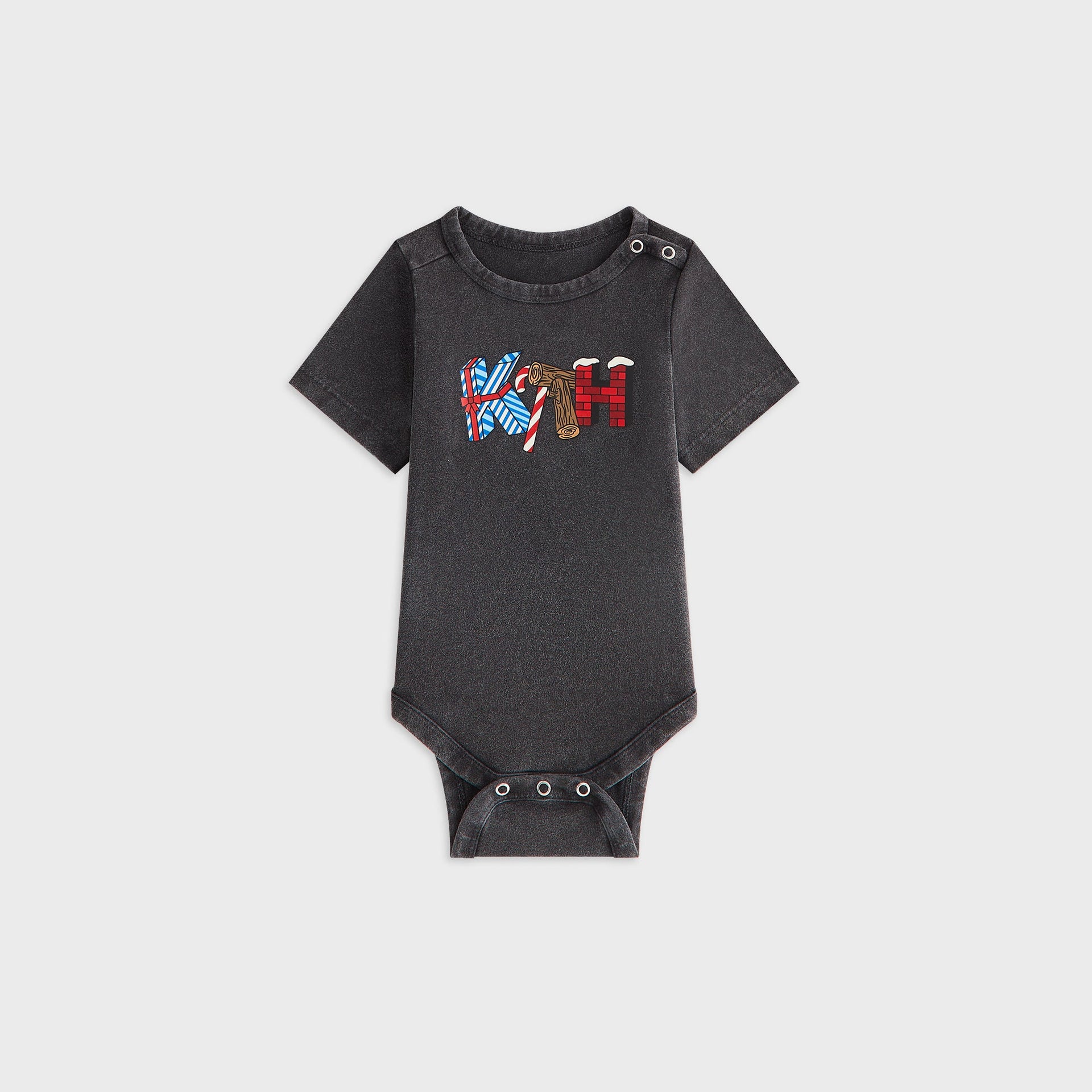 Kithmas Baby Decor Bodysuit - Black