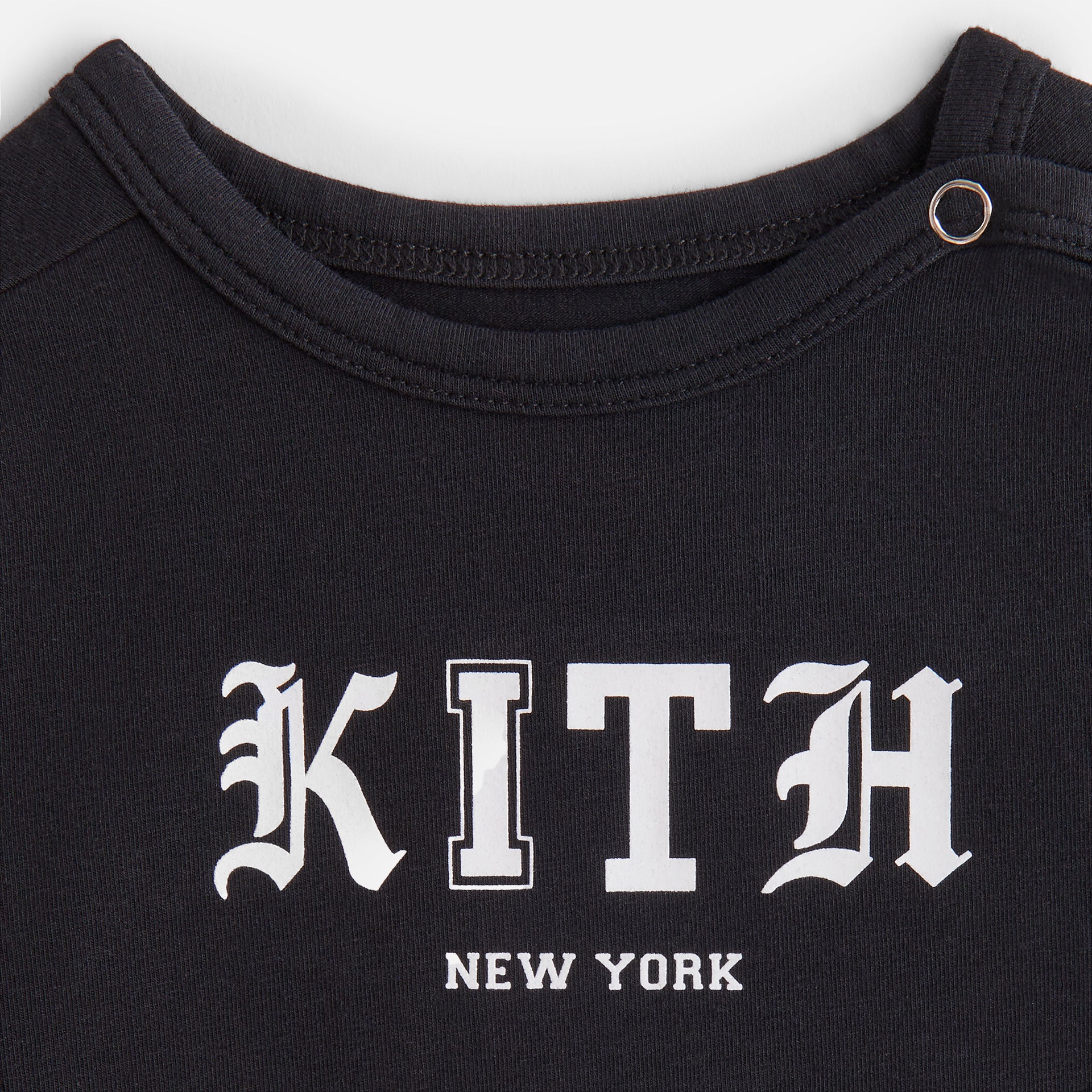 Kith Baby Novelty Logo Graphic Bodysuit - Black