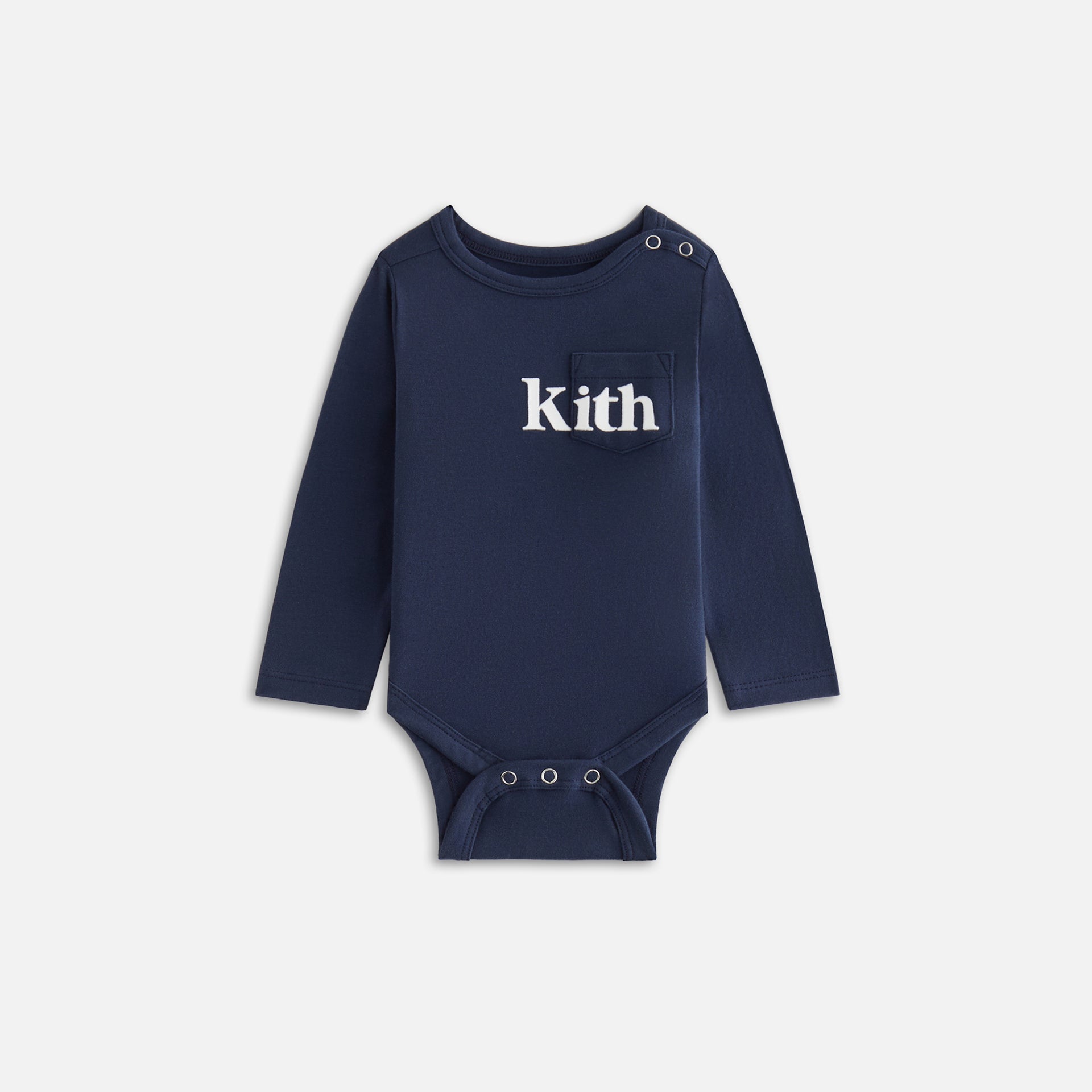 Kith Baby Long Sleeve Quinn Bodysuit - Nocturnal