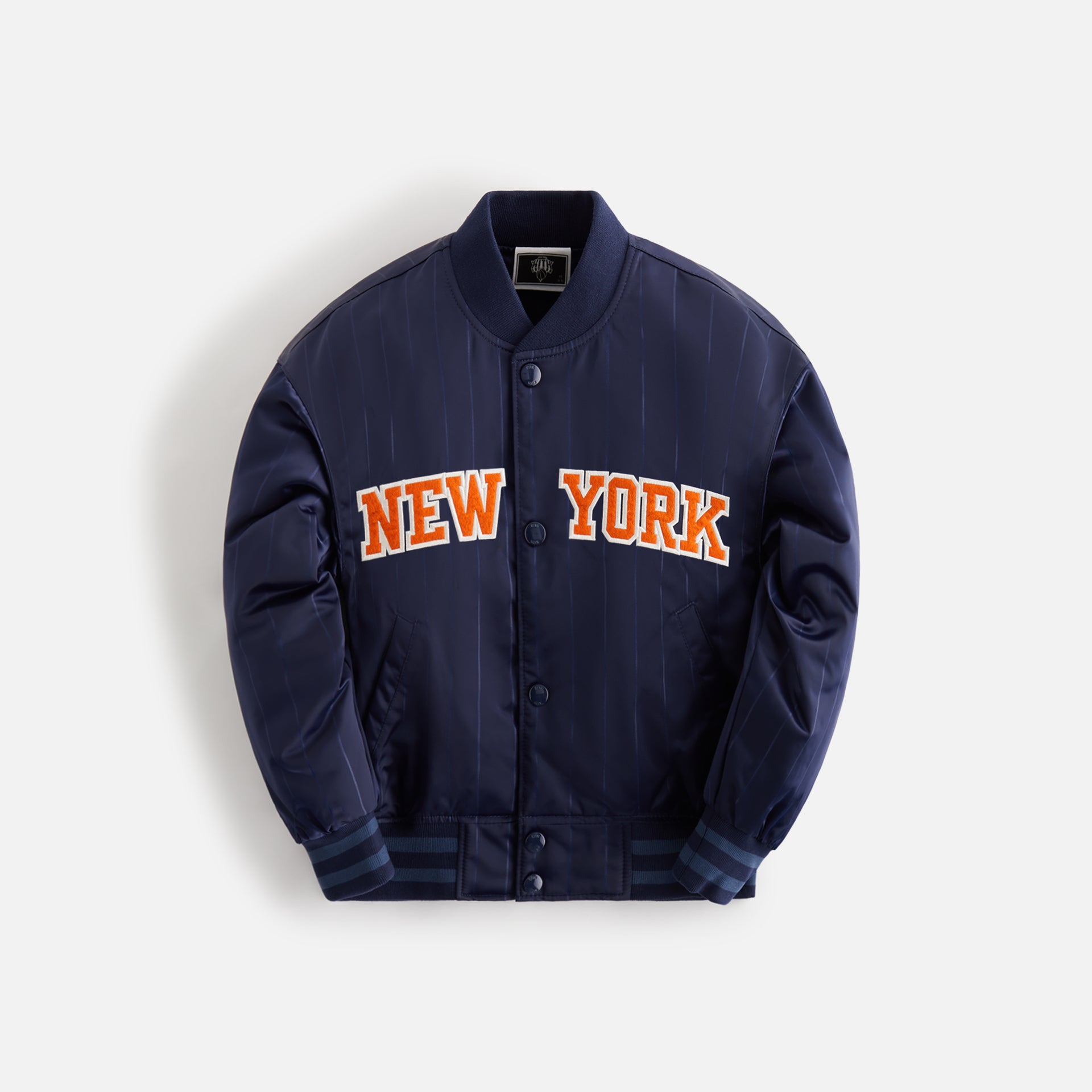 UrlfreezeShops Kids for the New York Knicks Nylon Bomber Jacket long-sleeve - Nocturnal
