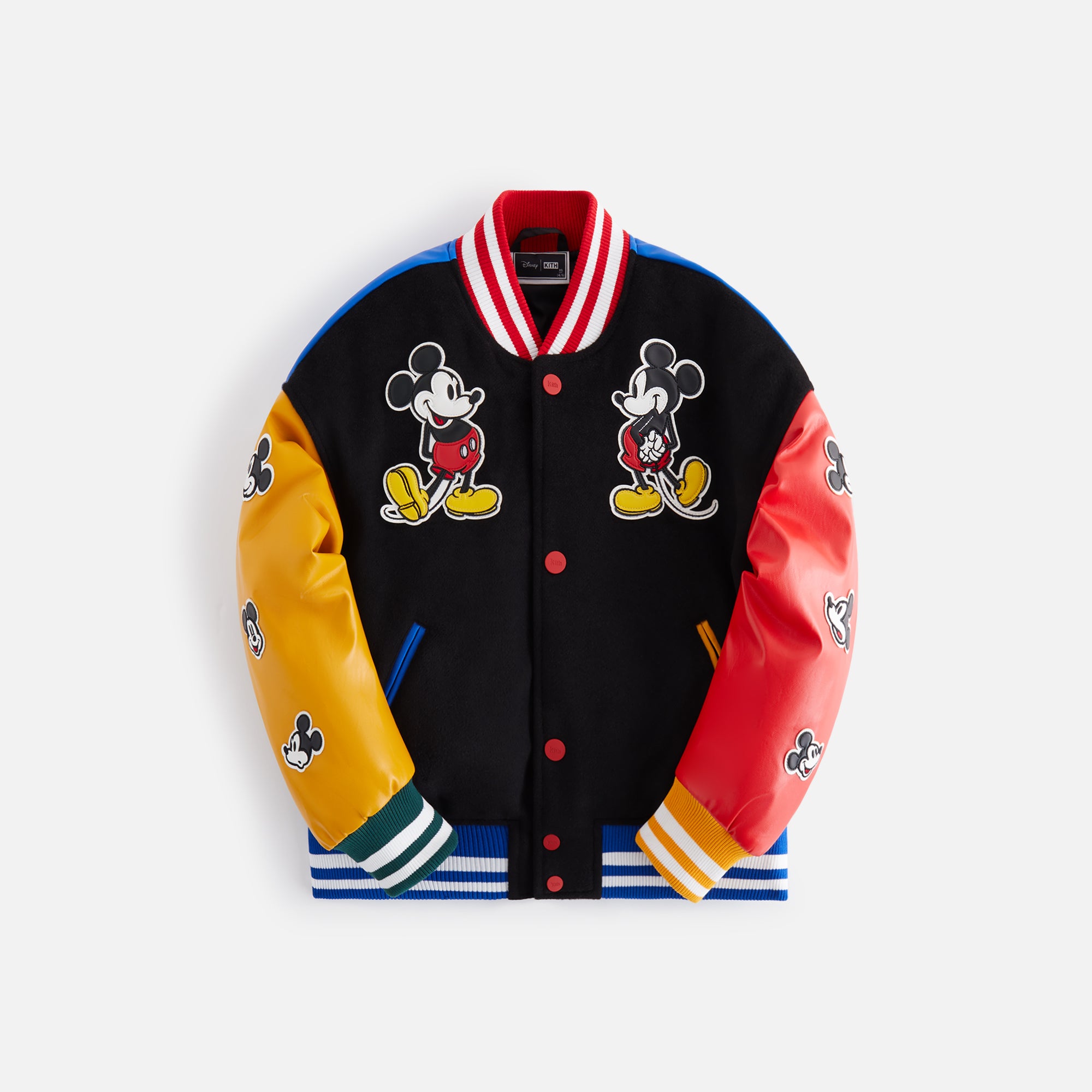 Disney | Kith Kids for Mickey & Friends Wool Varsity Jacket - Black