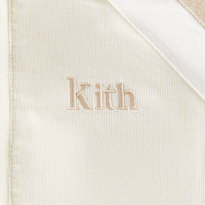 Kith Kids Micro Cord Linen Quarter Zip - Sandrift