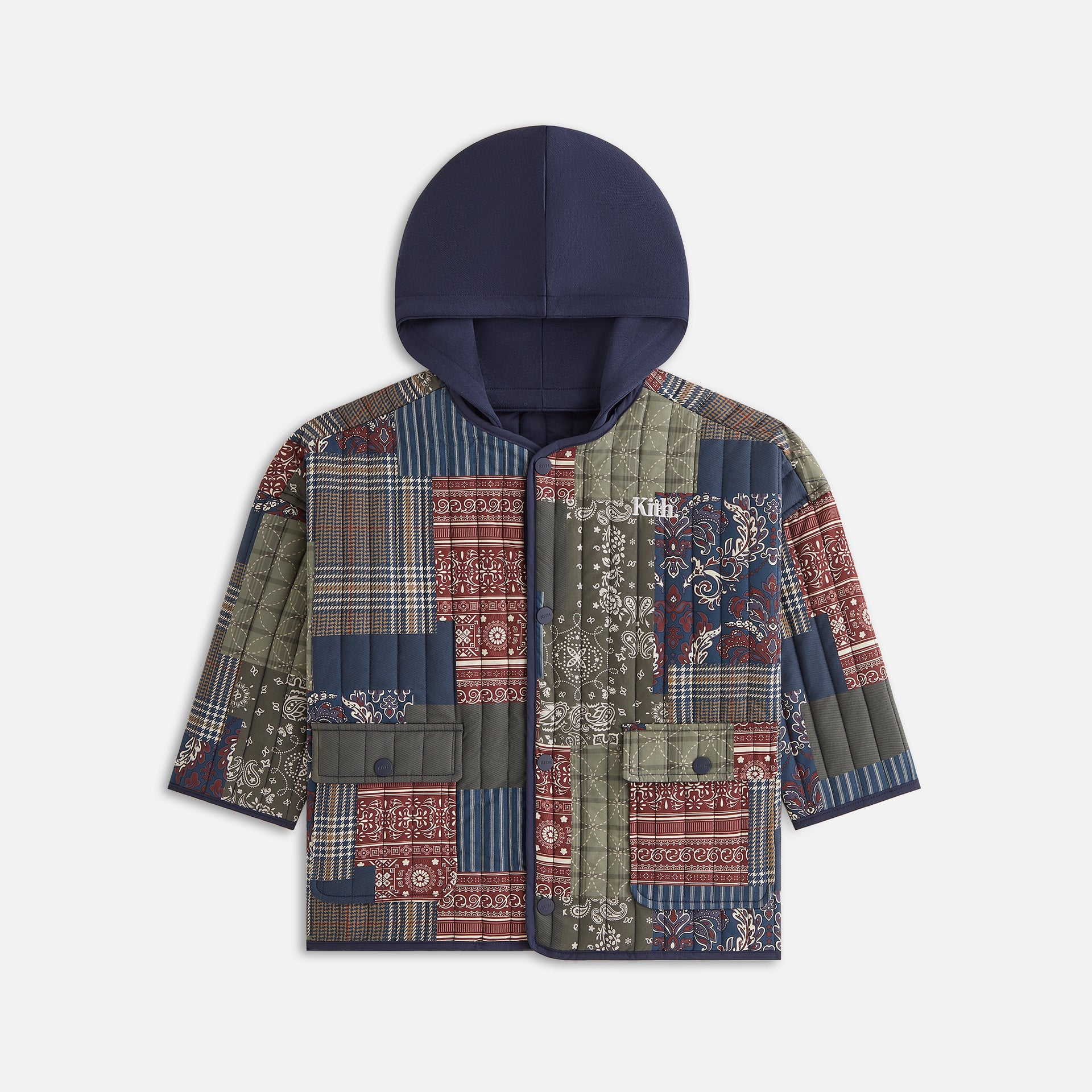 Kith Kids Quilted Printed Blair Jacket - Cypress