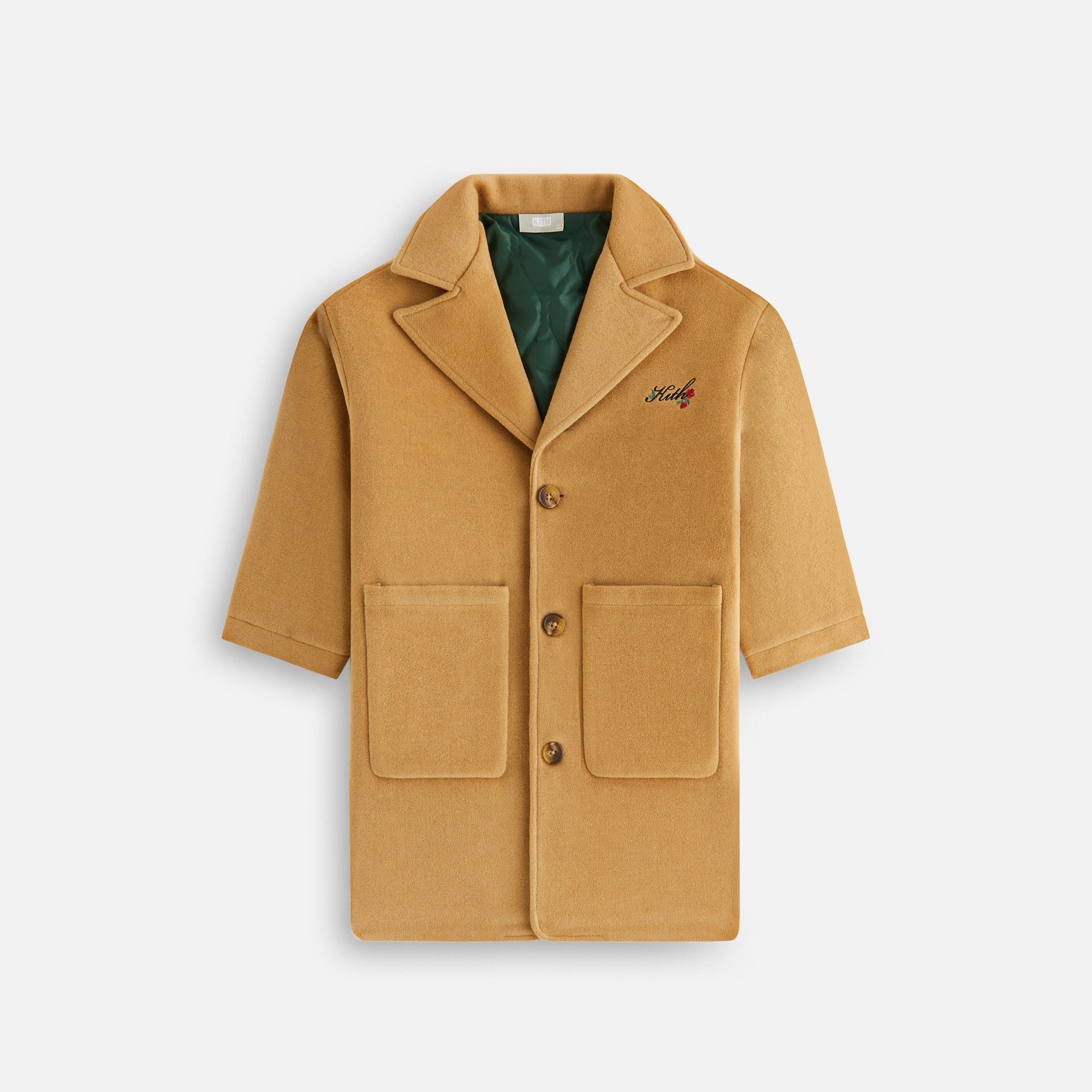 Kith Kids Novelty Wool Coat - Teak