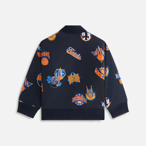 Kith Kids for the New York Knicks Printed Bomber Jacket - Nocturnal