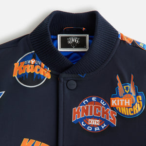 Kith Kids for the New York Knicks Printed Bomber Jacket - Nocturnal