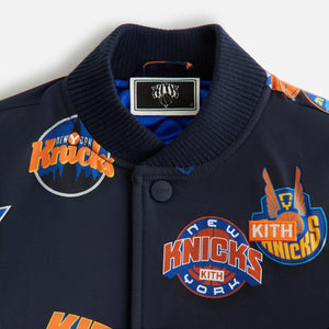 Kith Kids for the New York Knicks Printed Bomber Jacket - Nocturnal PH