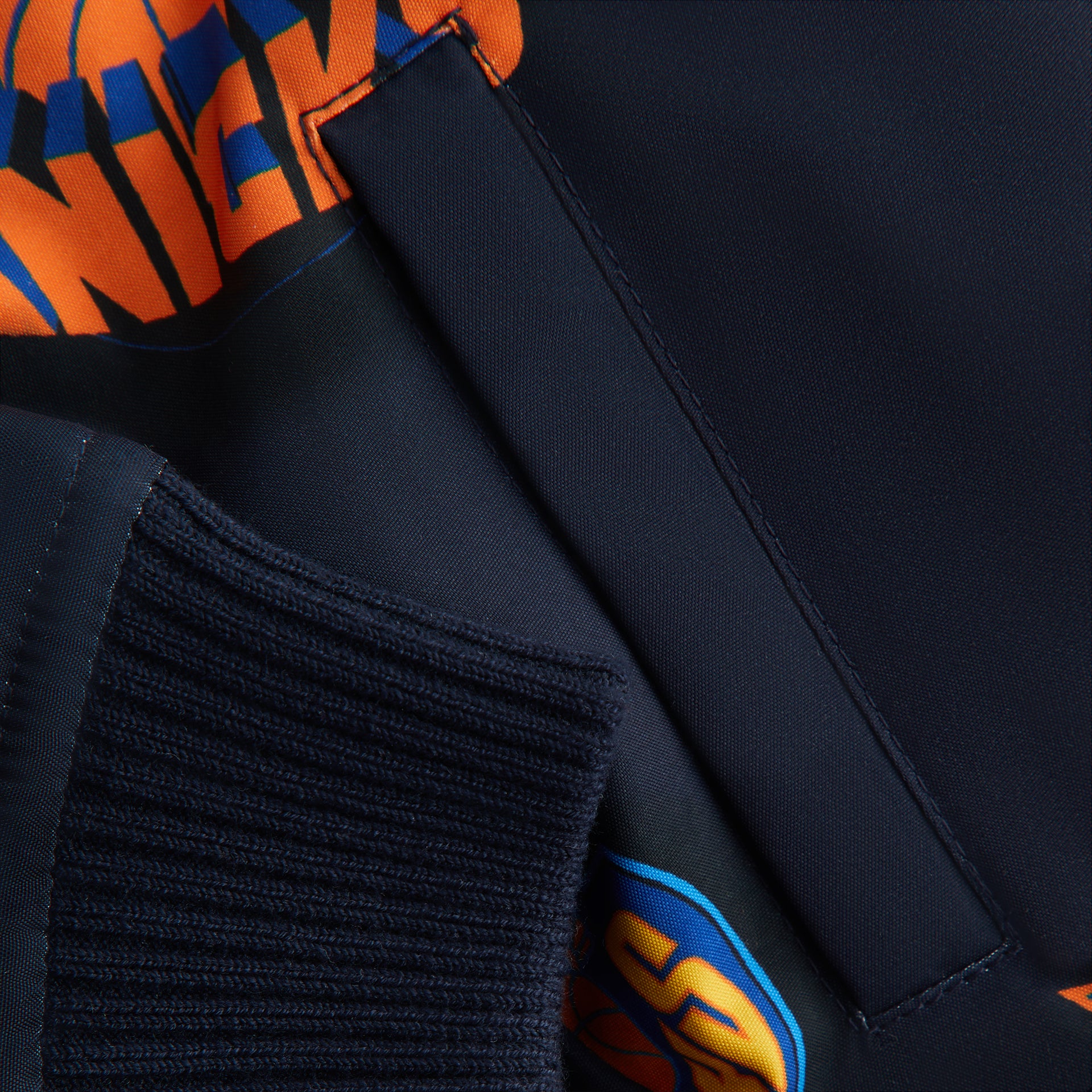 Kith Kids for the New York Knicks Printed Bomber Jacket - Nocturnal