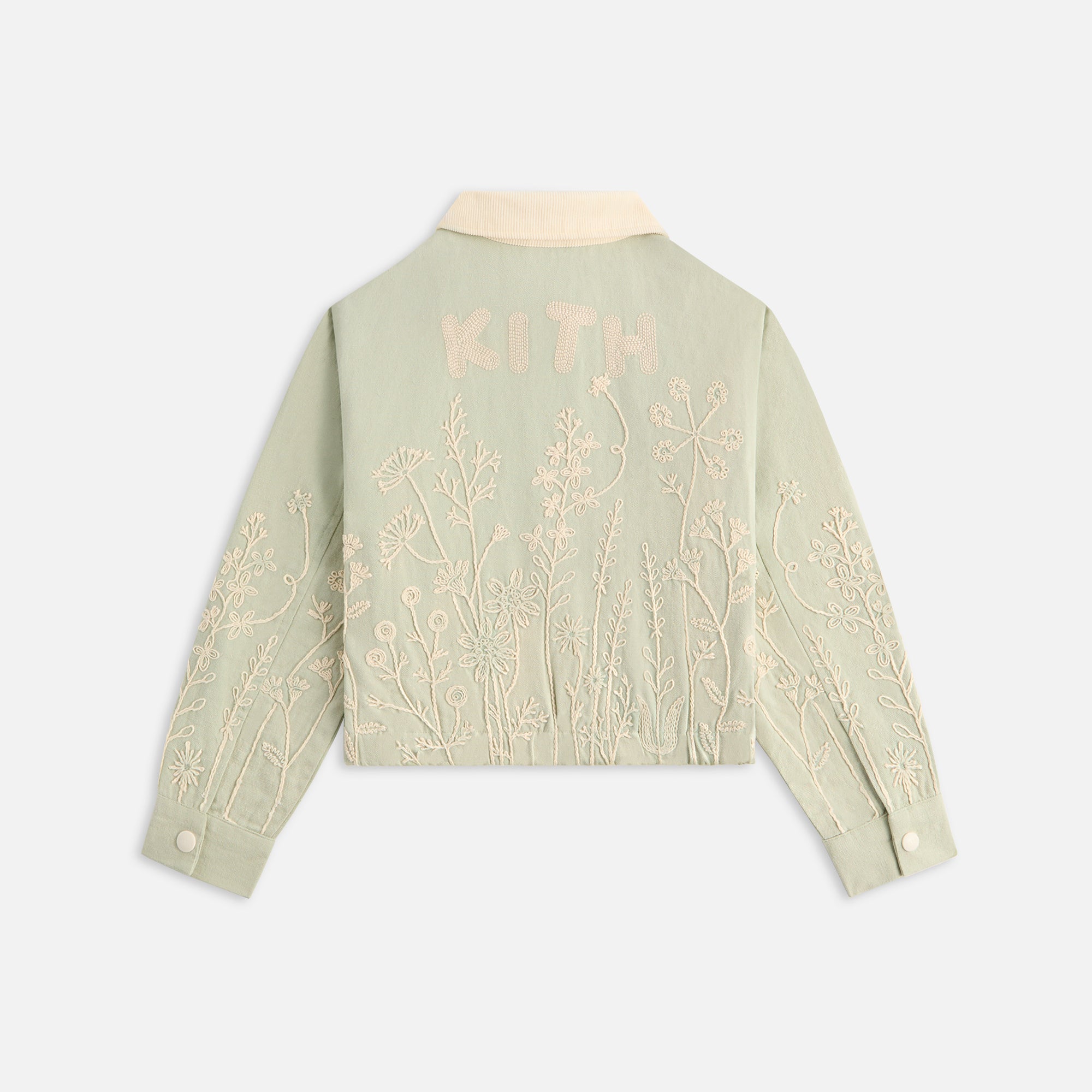 ジャケット・アウター KITH FLORAL SEERSUCKER HARDAWAY Kith Kids Floral Harrington Jacket - Mint