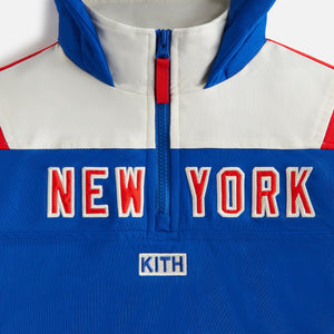 Kith Kids for the New York Rangers Quarter Zip Anorak - Cyclone PH