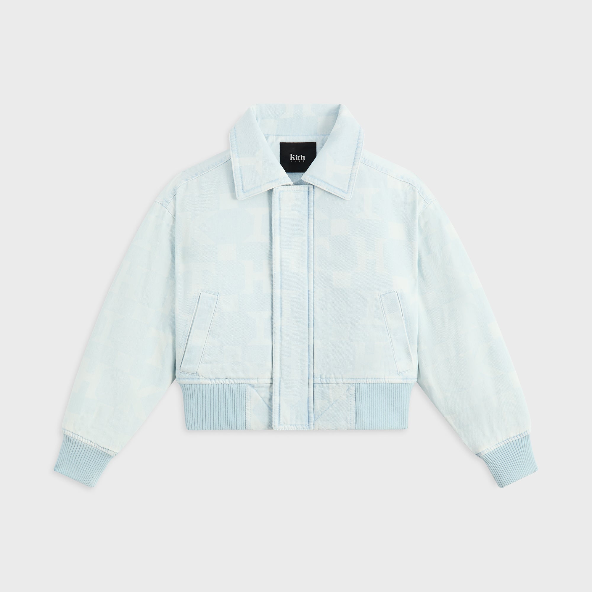 ジャケット・アウター Kith Classic Logo Monogram Denim Jacket KHK010300-427-Front.jpg?v=
