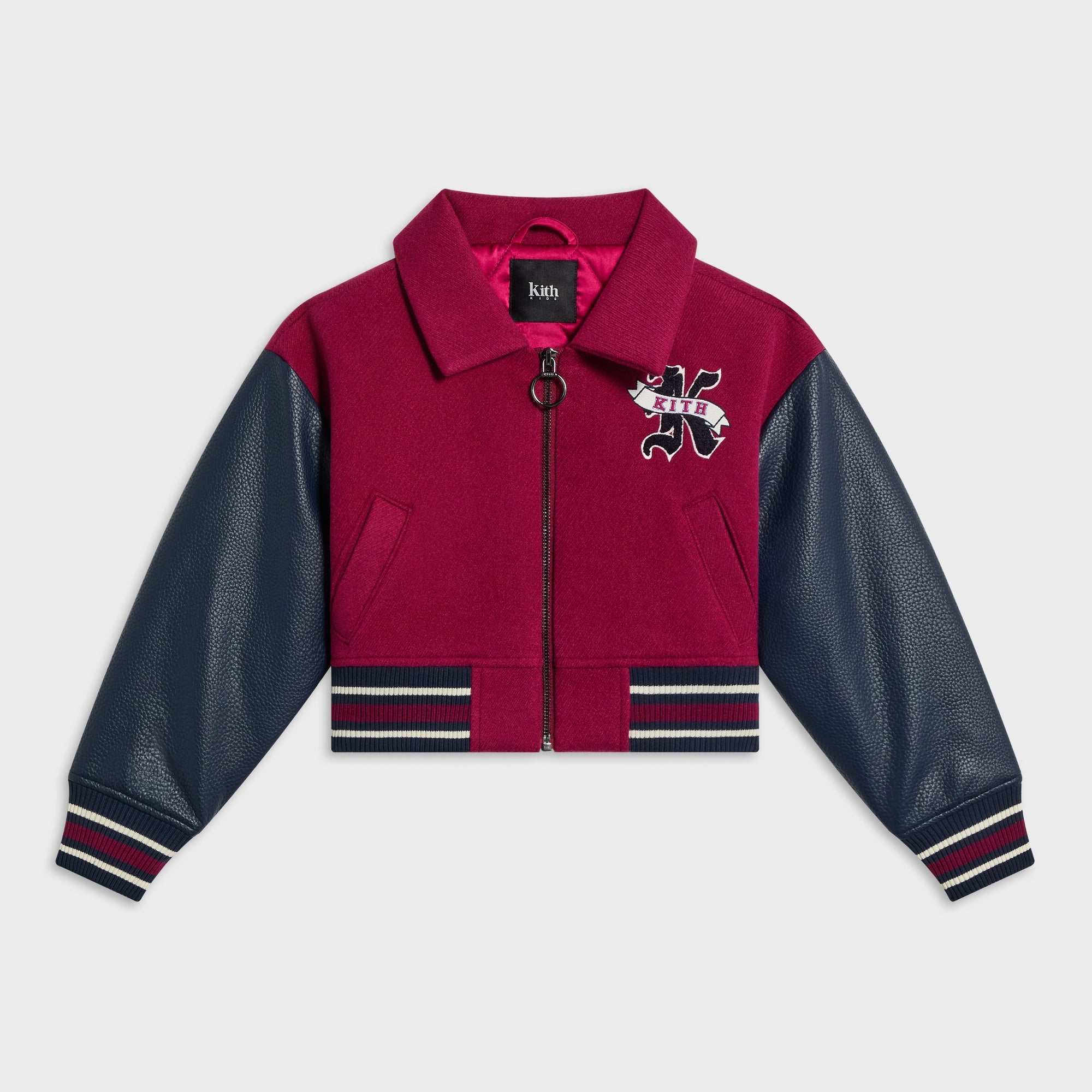 Kith Kids for Nike Denim Varsity Jacket - Mystic Navy