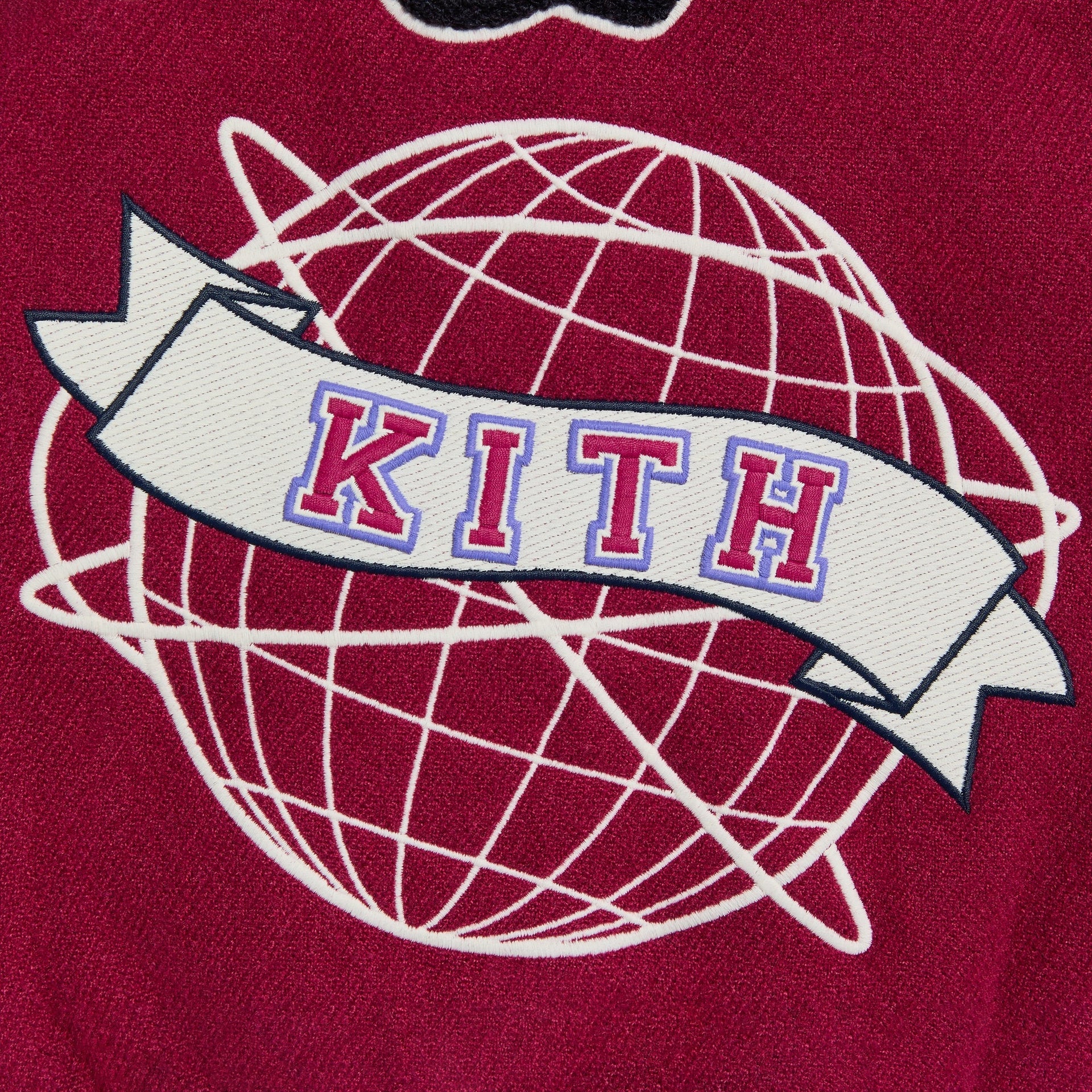 Kith Kids Cropped Varsity Jacket - Noir - PH