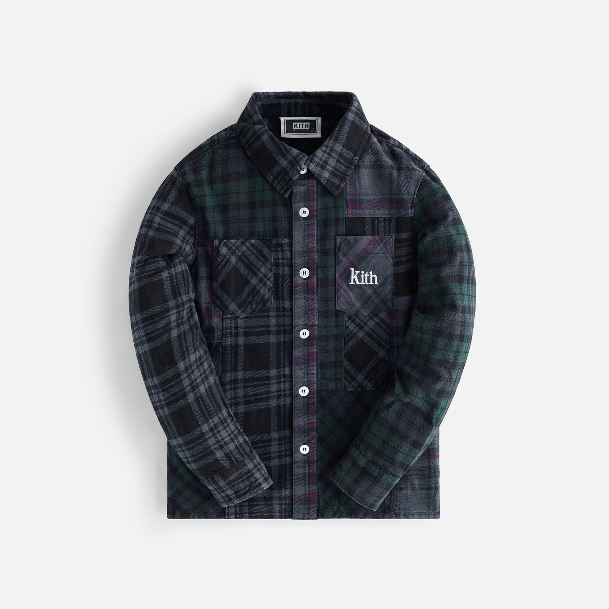 Kith Kids Patchwork Berkeley Shirt - Nocturnal