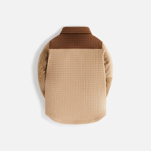 Kith Kids Color-Block Knit Apollo Shirt - Teak