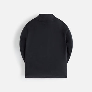 Kith Kids Classic Long Sleeve Mockneck Tee - Black