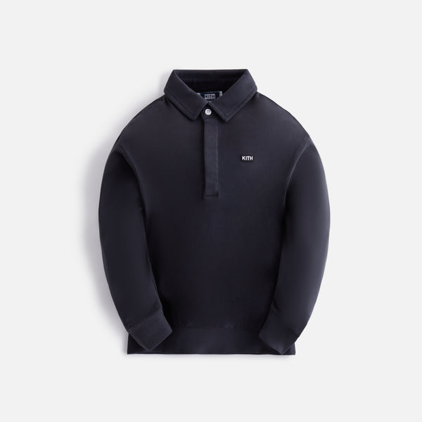 Kith Kids Long Sleeve Graham II Polo - Black