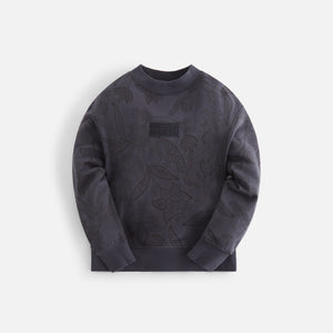 UrlfreezeShops Kids Liam All-Over Print Crewneck Sweatshirt - Black