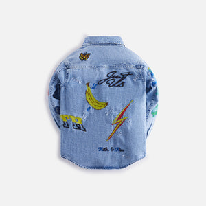 Erlebniswelt-fliegenfischenShops Kids for Otakara NYC Denim Apollo Shirt - Light Indigo