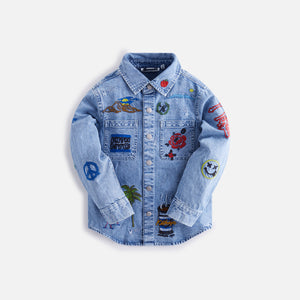 Kith Kids for Otakara NYC Denim Apollo Shirt - Light Indigo