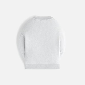 Kith Kids Long Sleeve Nelson Crew - Light Heather Grey