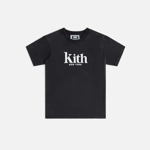 Kith Kids Serif Vintage Tee - Black
