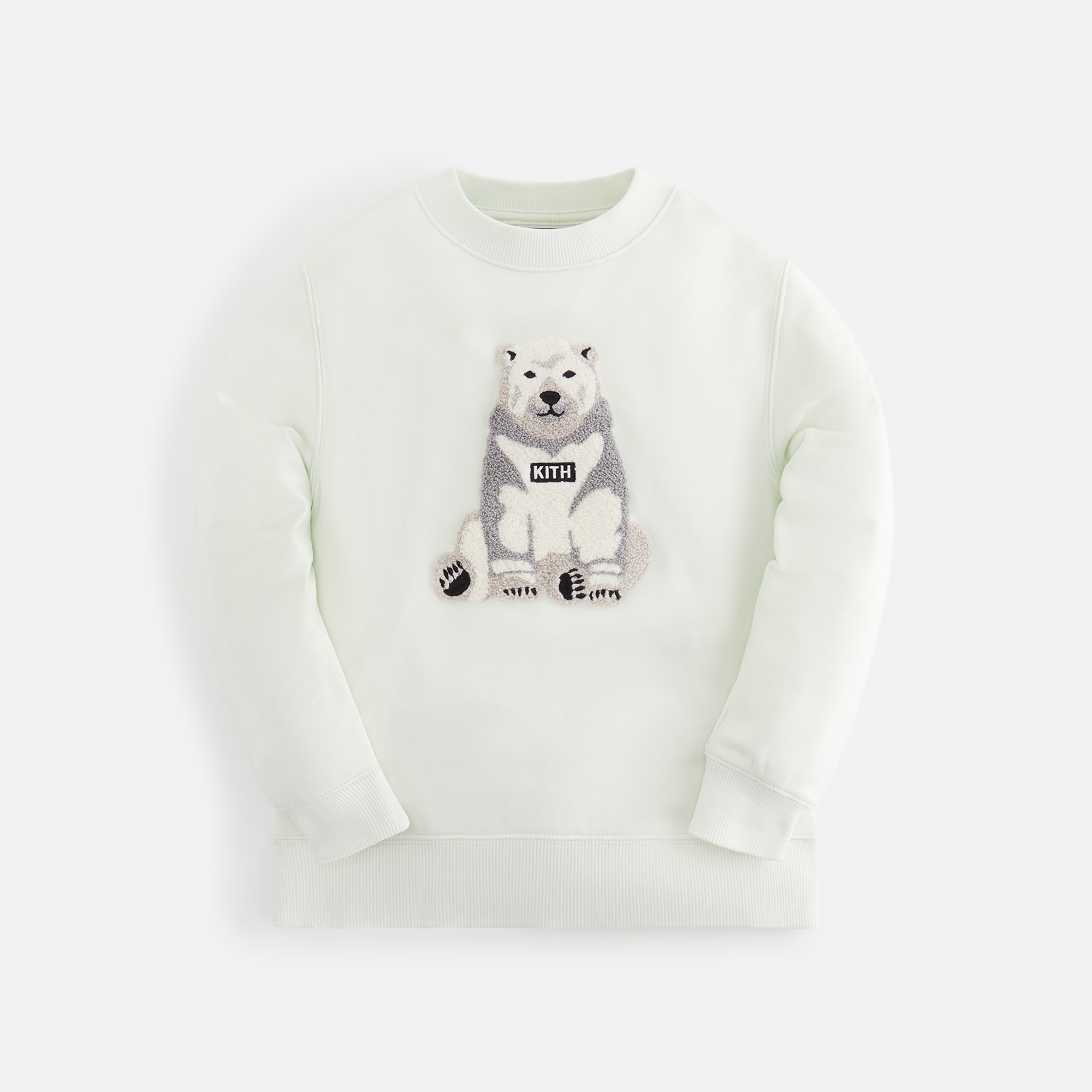 Kithmas Kids Polar Bear Crewneck - Chalk