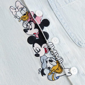 Disney | Kith Kids for Mickey & Friends Chambray Apollo Shirt - Light Indigo