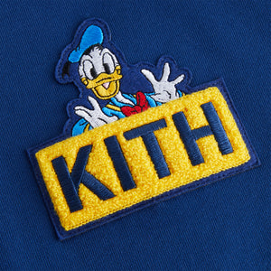 Disney | Kith Kids for Mickey & Friends Donald Duck Classic Logo Crewneck - Cyanotype