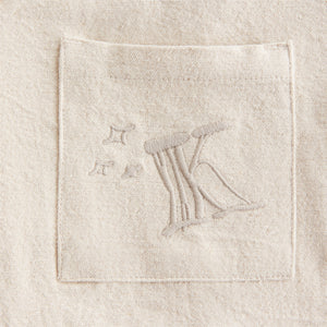 Kith Kids Novelty Linen Cropped Camp Shirt - Sediment