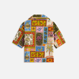 Kith Kids Tropical Tapestry Camp Shirt - Manuscript