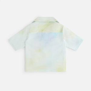 UrlfreezeShops Kids Tie Dye Camp Shirt navy - Spirited