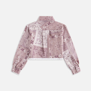 Kith Kids Cropped Berkley Shirt - Dusty Mauve